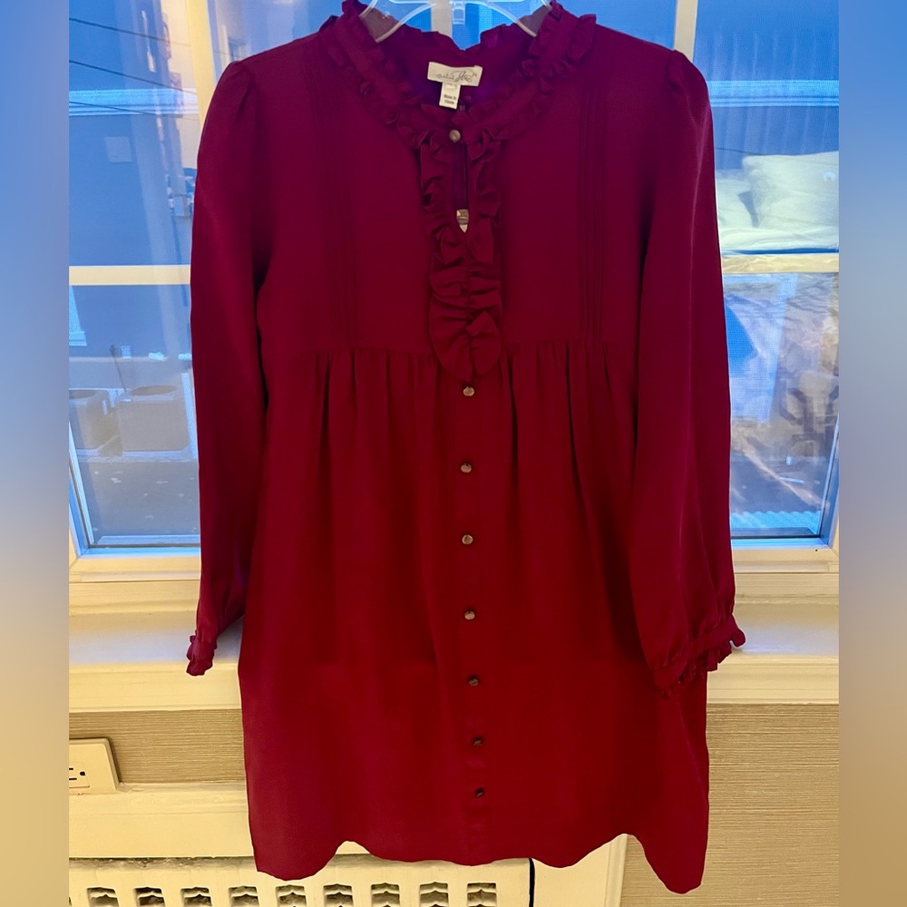 Joie dress. Girls size 14. Burgundy 
Brand new with tags
